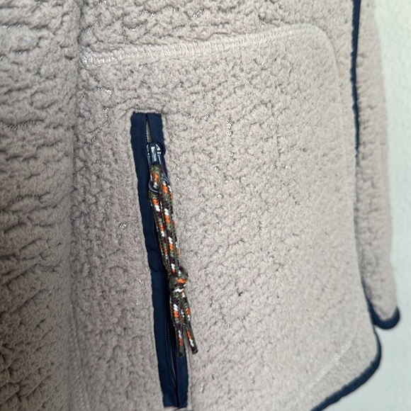 Prince & Fox Sherpa Fleece Zip-Up Hoodie Jacket - Size M - Picture 5 of 7